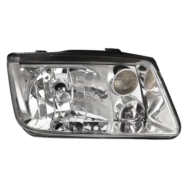 Lumen® - Passenger Side Chrome Factory Style Headlight, Volkswagen Jetta