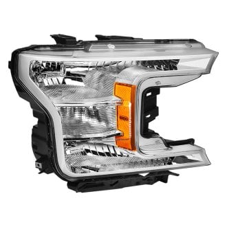 Lumen® 87-1003132 - Passenger Side Chrome Factory Style Headlight