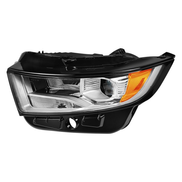 Lumen® - Driver Side Chrome Factory Style Projector Headlight, Ford Edge
