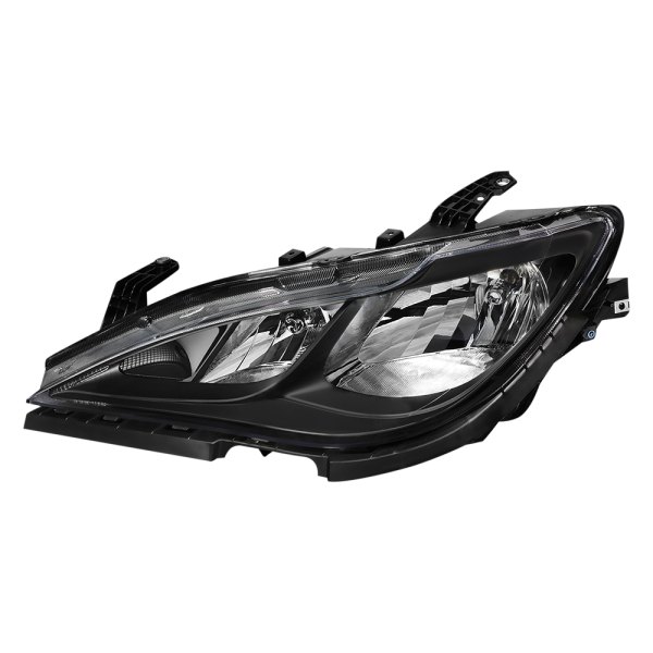 Lumen® - Driver Side Black Factory Style Headlight, Chrysler Pacifica