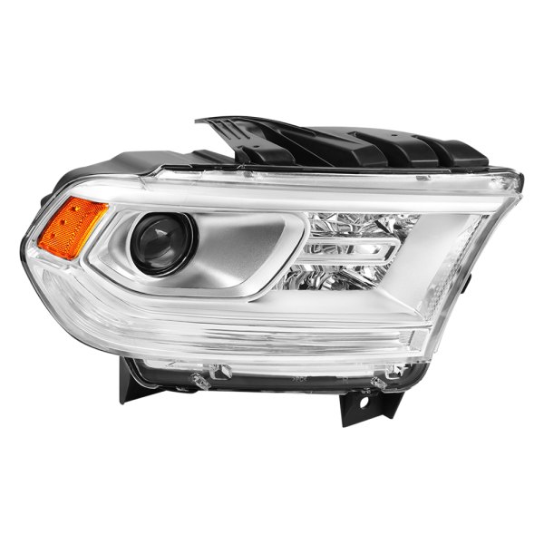Lumen® - Passenger Side Chrome Factory Style Projector Headlight, Dodge Durango