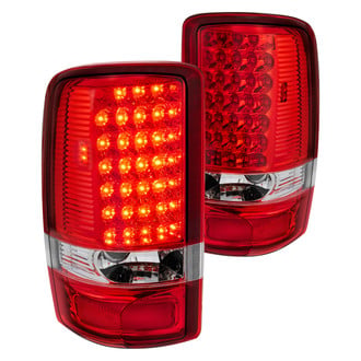 Lumen® - Chrome/Red LED Tail Lights