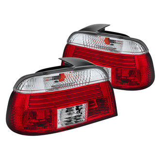 Lumen® - Chrome/Red Euro Tail Lights