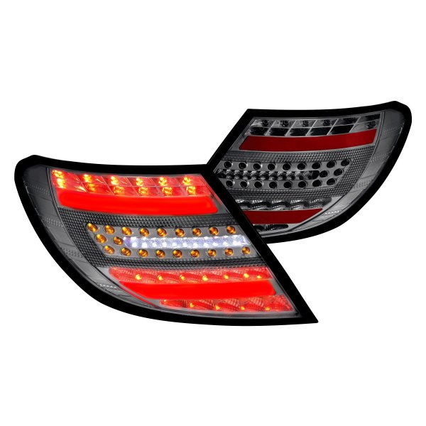 Lumen® - Chrome/Smoke Fiber Optic LED Tail Lights