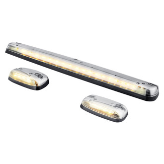 Lumen® - Chrome LED Cab Roof Lights