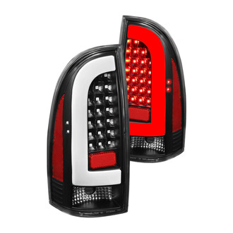 Lumen® 88-1001356 - Black Fiber Optic LED Tail Lights
