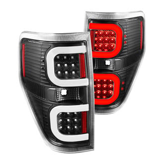 Lumen® - Black Dual C-shape Fiber Optic LED Tail Lights