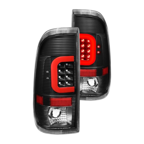 Lumen® - Black C-Shape Fiber Optic LED Tail Lights