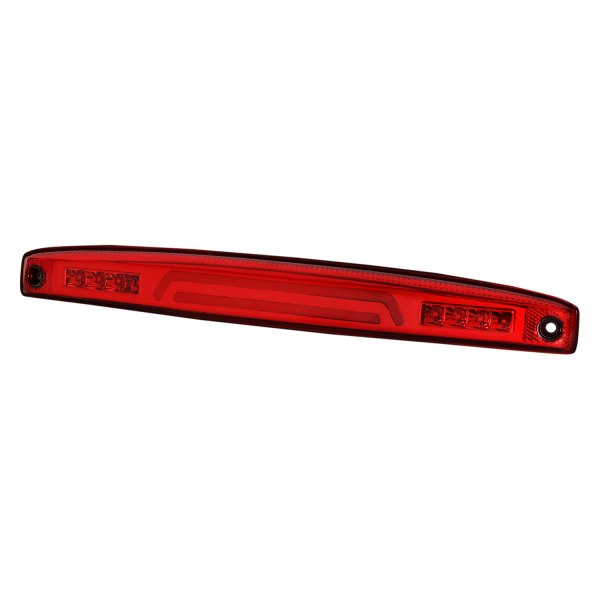 Lumen® - Chrome/Red Tailgate Mounted Fiber Optic LED 3rd Brake Light