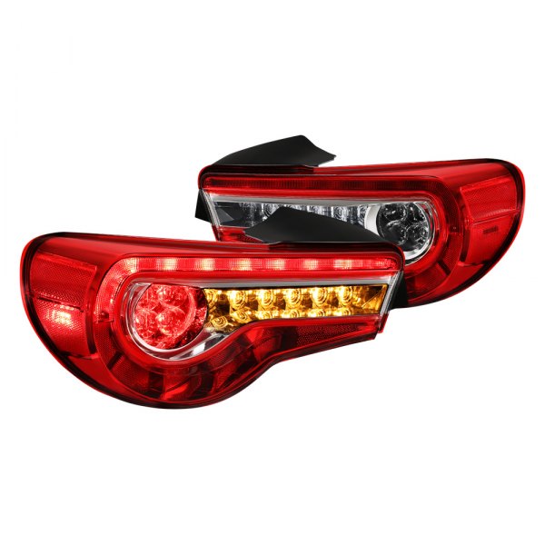 Lumen® - Chrome/Red Sequential LED Tail Lights