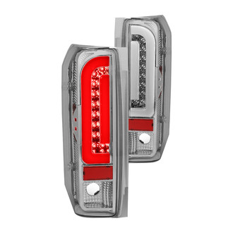 Lumen® 88-1001535 - Chrome Fiber Optic LED Tail Lights