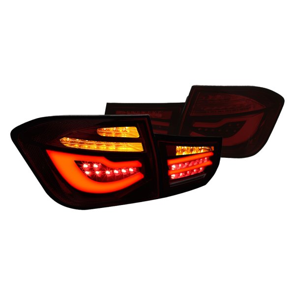 Lumen® - Red/Smoke Sequential Fiber Optic LED Tail Lights