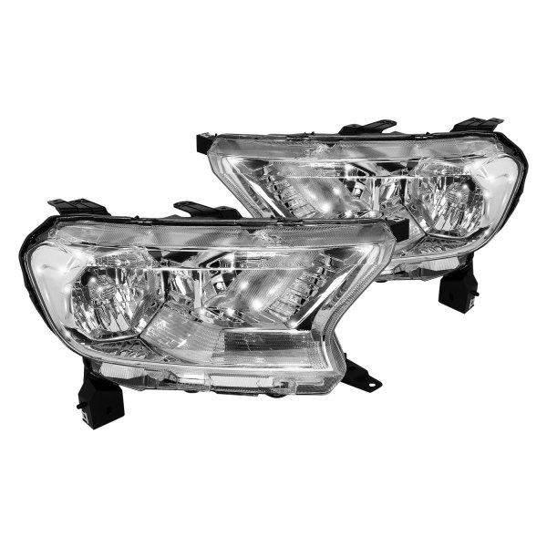 Lumen® - Chrome Euro Headlights, Ford Ranger