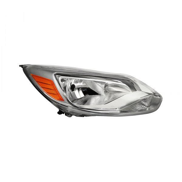 Lumen® - Passenger Side Chrome Factory Style Headlight, Ford Focus