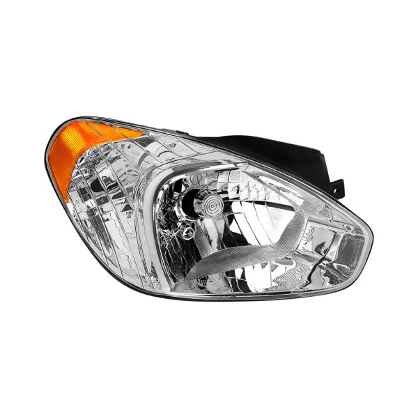 Lumen® - Passenger Side Chrome Factory Style Headlight, Hyundai Accent