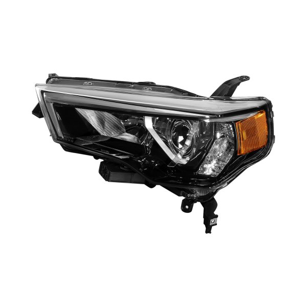 Lumen® - Driver Side Black/Chrome Factory Style Projector Headlight, Toyota 4Runner