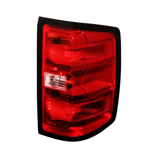 Lumen® - Passenger Side Chrome/Red Factory Style Tail Lights