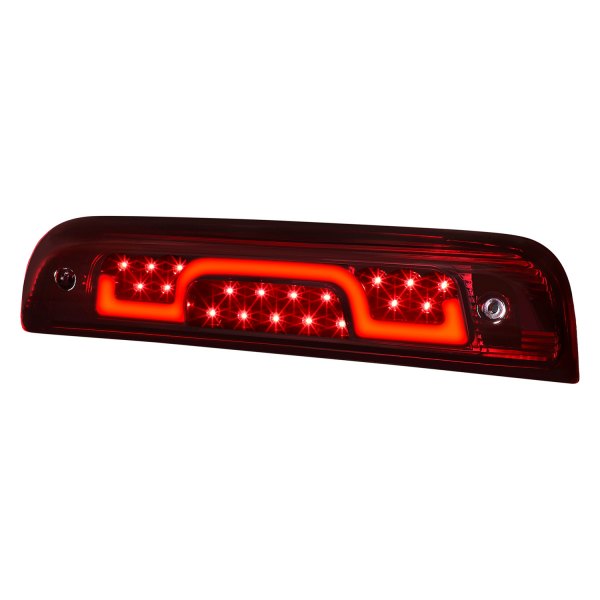 Lumen® - Black/Dark Red Sequential Fiber Optic LED 3rd Brake Light