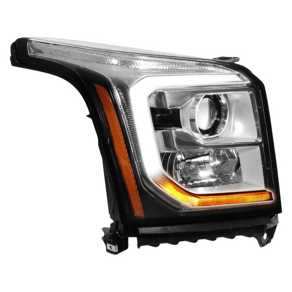 Lumen® - Black Factory Style Sequential LED DRL Bar Projector Headlight
