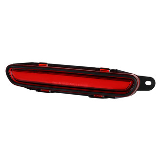 Lumen® - Chrome/Red Fiber Optic LED 3rd Brake Light