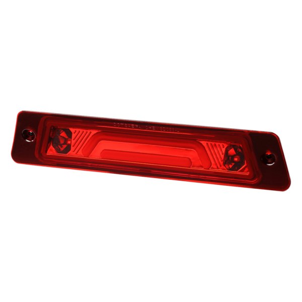 Lumen® - Chrome/Red Fiber Optic LED 3rd Brake Light, Ford Mustang