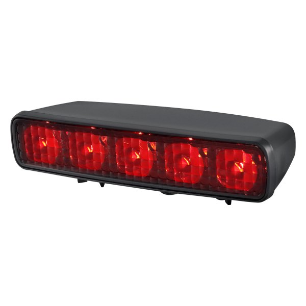Lumen® - Black/Chrome LED 3rd Brake Light, Jeep Wrangler