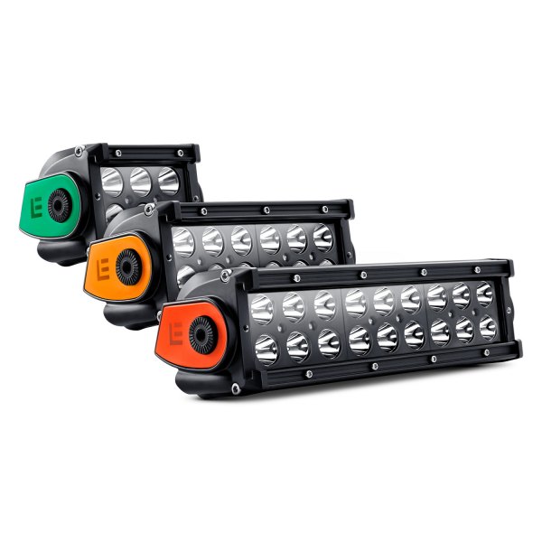 Lumen® - Dual Row LED Light Bar with Illuminated End Caps (4", 7", 9.5")