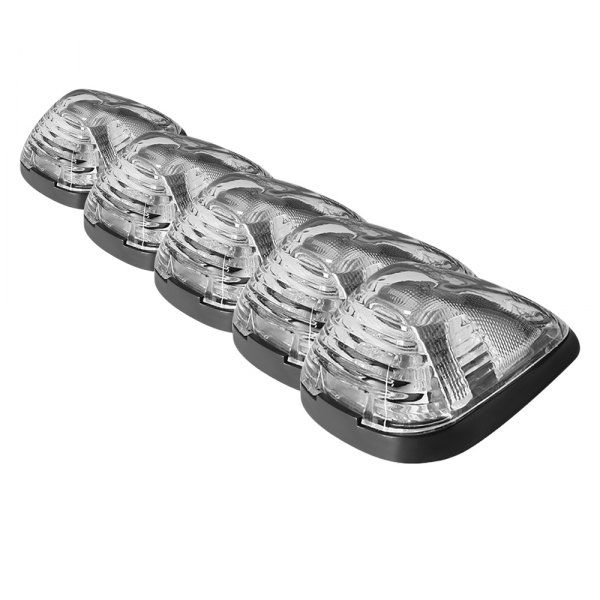 Lumen® - Chrome Cab Roof Lights with White LEDs