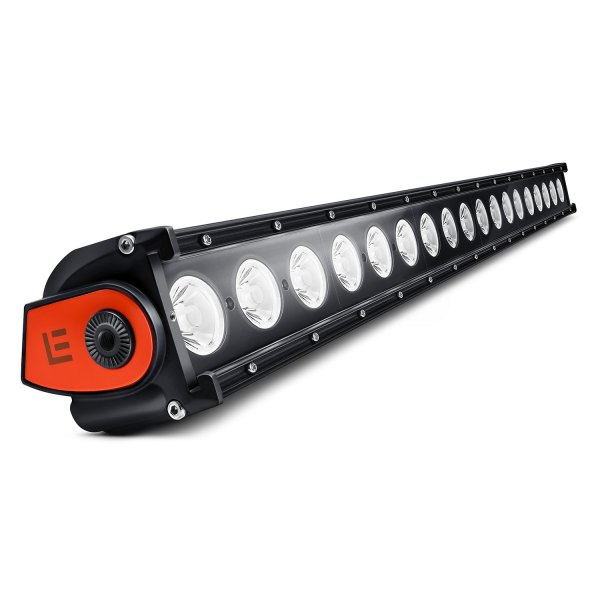 Lumen® - 30" 180W Single Row Combo Beam LED Light Bar with Illuminated End Caps