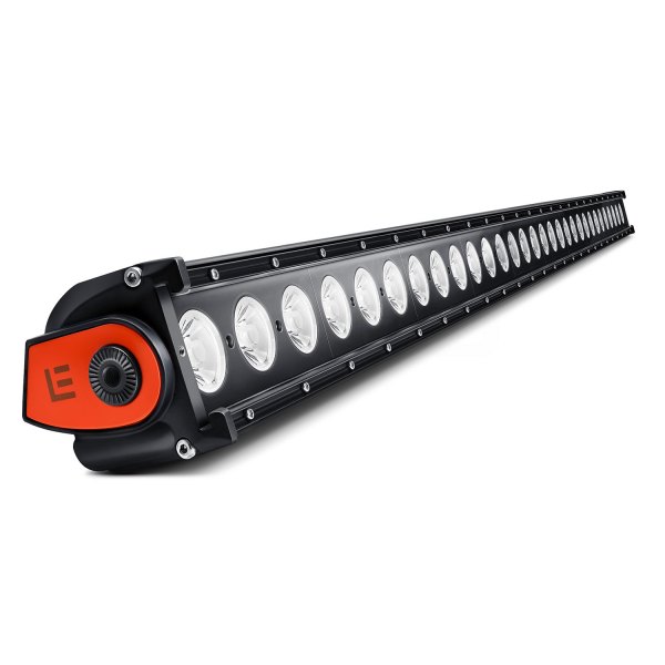 Lumen® - 50" 300W Single Row Combo Beam LED Light Bar with Illuminated End Caps