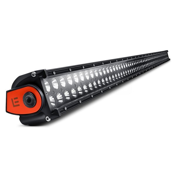 Lumen® - 50" 324W Dual Row Spot Beam LED Light Bar with Illuminated End Caps