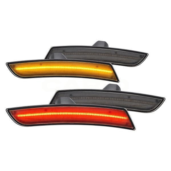 Lumen® - Smoke LED Side Marker Lights, Chevy Camaro