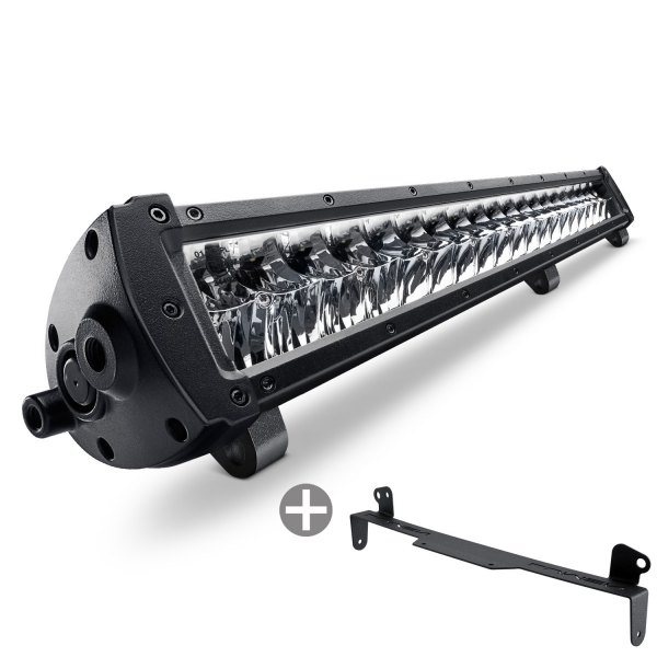 Lumen® - Bumper Mounted E-Mark 22.4" 40 LEDs 120W Combo Spot/Flood Beam LED Light Bar