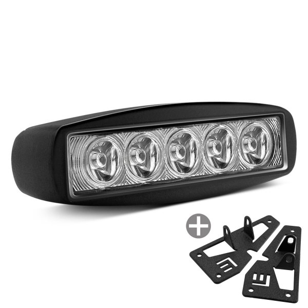 Lumen® - 6"x2" 15W LED Spot Beam Light Kit