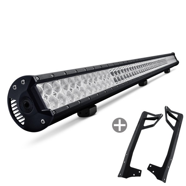 Lumen® - Windshield Frame Mounted 50" 324W Dual Row LED Light Bar