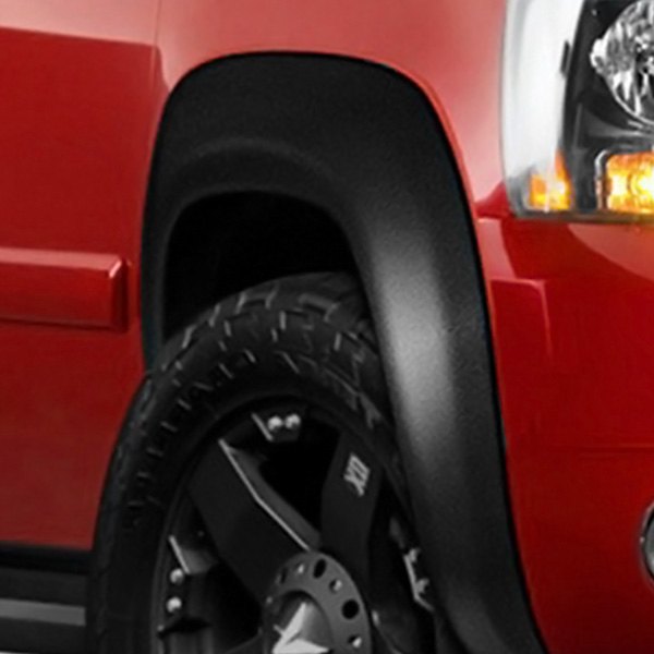  Lund® - Elite Series EX-Extra Wide Style Smooth Black Front and Rear Fender Flares