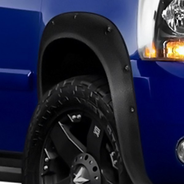  Lund® - Elite Series RX-Rivet Style Textured Black Front and Rear Fender Flares