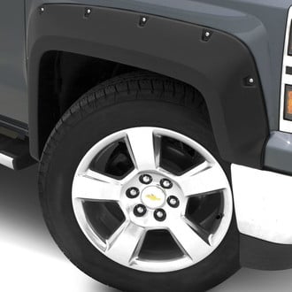 Lund® - Elite Series RX-Rivet Style Textured Black Front and Rear Fender Flares