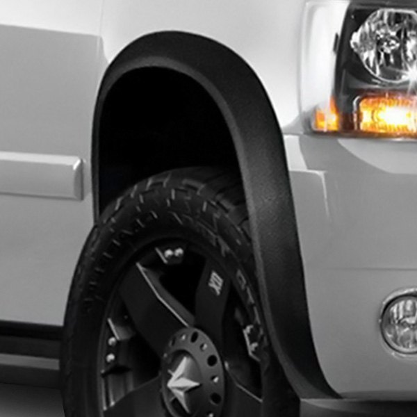  Lund® - Elite Series SX-Sport Style Smooth Black Front and Rear Fender Flares