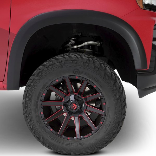 Lund® - Elite Series SX-Sport Style Textured Black Front and Rear Fender Flares