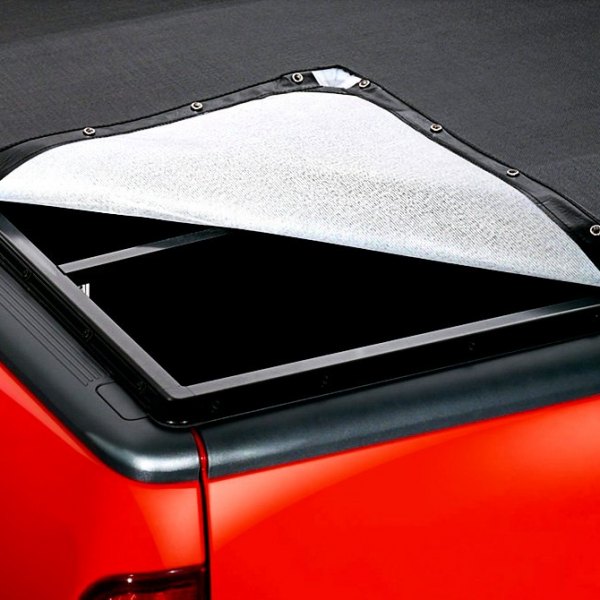 Lund Truck Accessories Tonneau Covers Running Boards CARiD Com   Lund Fold Tonneau Cover On Truck 7 