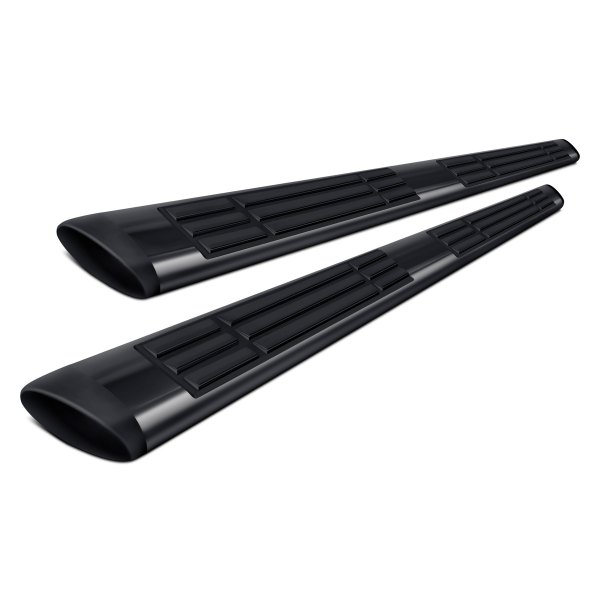 Lund® - 6" Black Oval Straight Nerf Bars