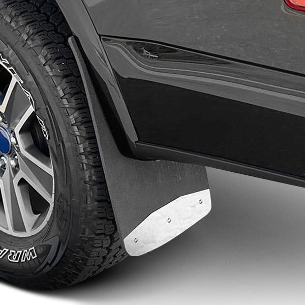thumbnail image 2 of LUVERNE 250931 Rear 12-Inch X 20-Inch Textured Rubber Mud Guards, Select Dodge, Ram 1500, 2500 2 of 13