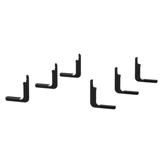 Luverne® - Grip Step™ and Regal 7™ Step Boards Cab Length Black Mounting Brackets