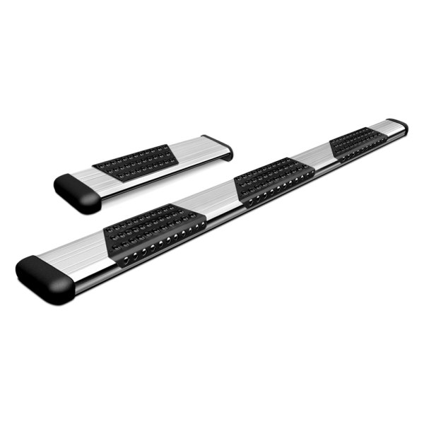 Luverne® - 6" O-Mega II™ Silver Oval Side Bars