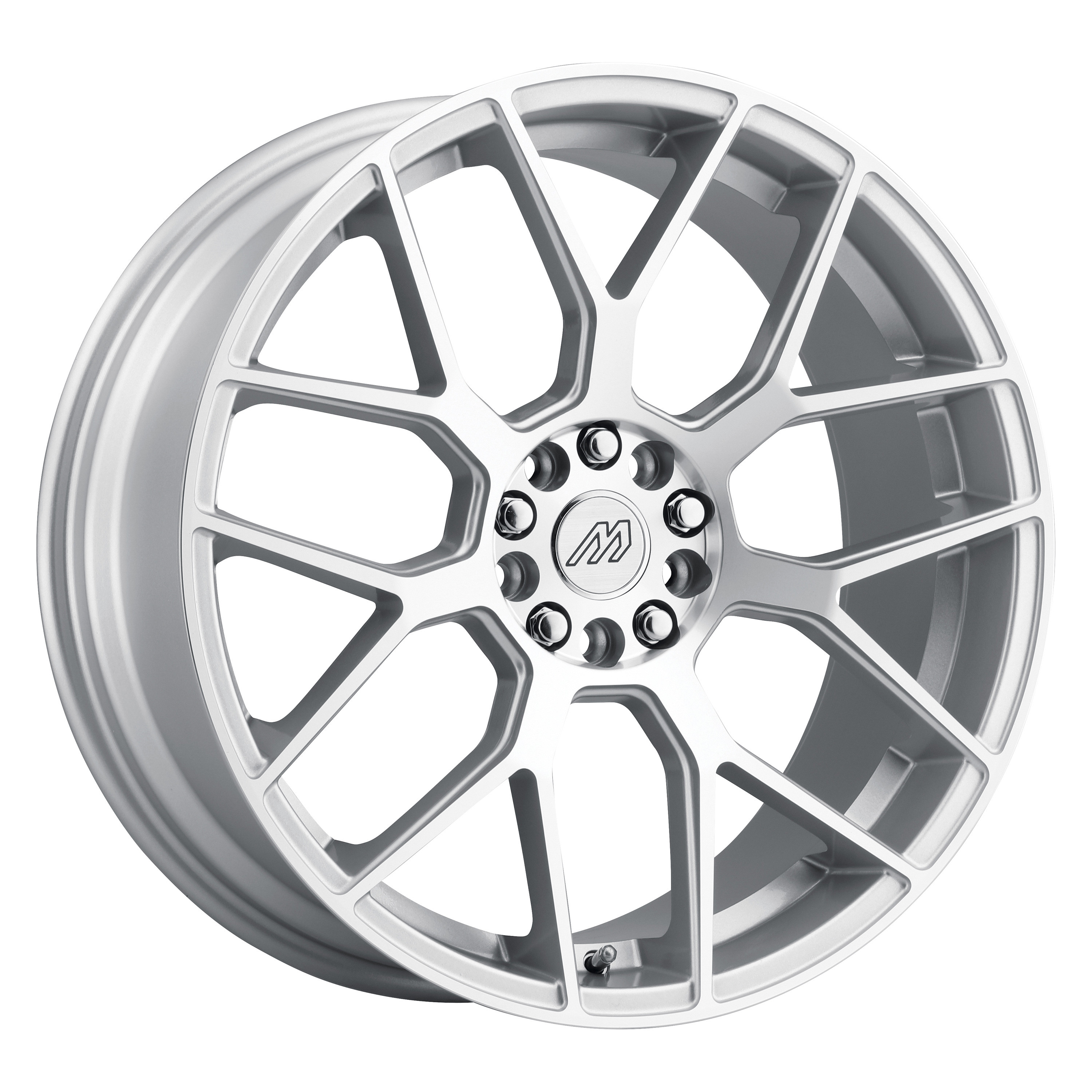 MACH PERFORMANCE® MP74 Wheels - Arctic Silver with Machined Face