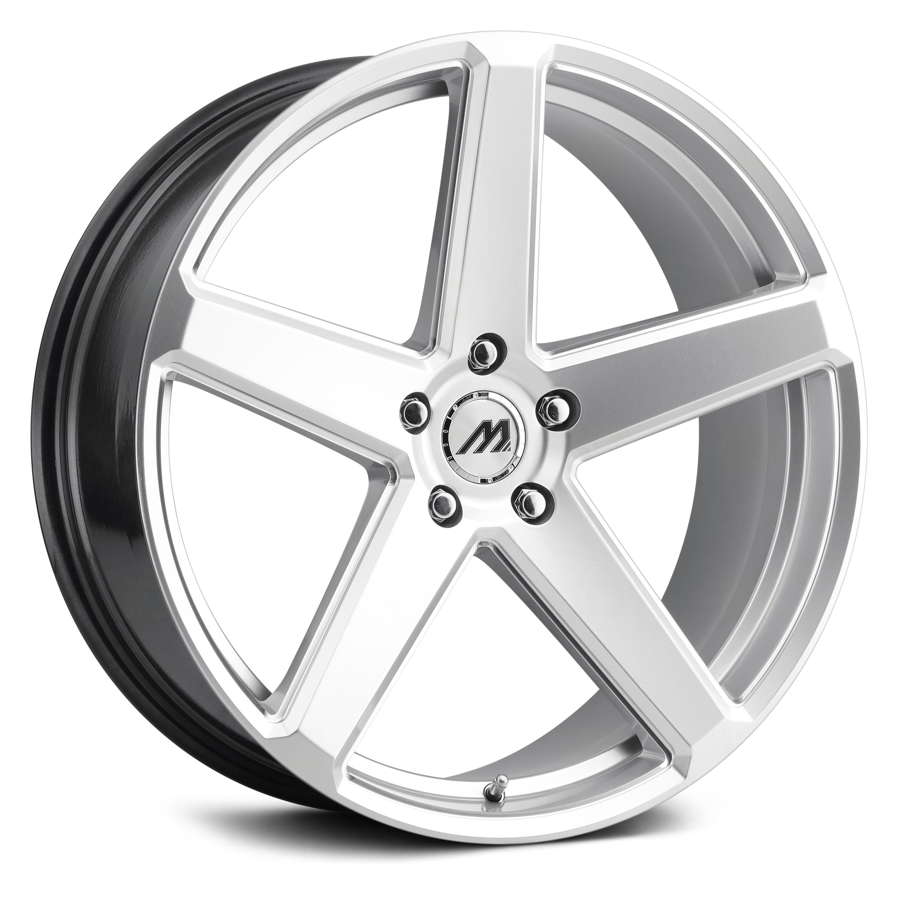 MF フィン MACH FORGED® MF15 Wheels - Hyper Silver with Milled Accents Rims