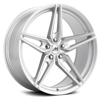 MACH FORGED® MF2 Wheels - Arctic Silver with Machined Face Rims