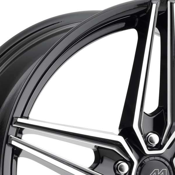 MACH FORGED® MF2 Wheels - Gloss Black with Machined Face Rims