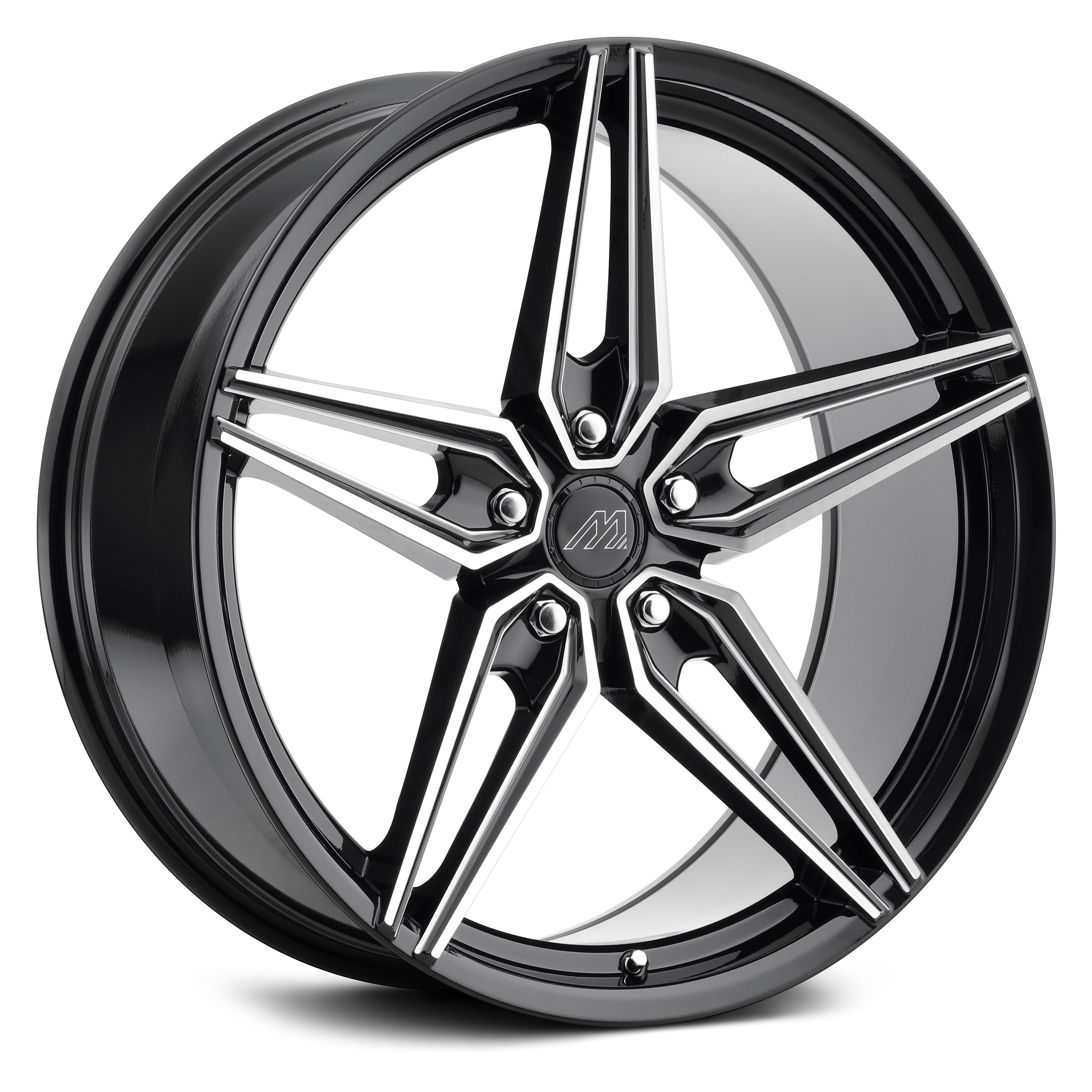 MACH FORGED® MF2 Wheels - Gloss Black with Machined Face Rims